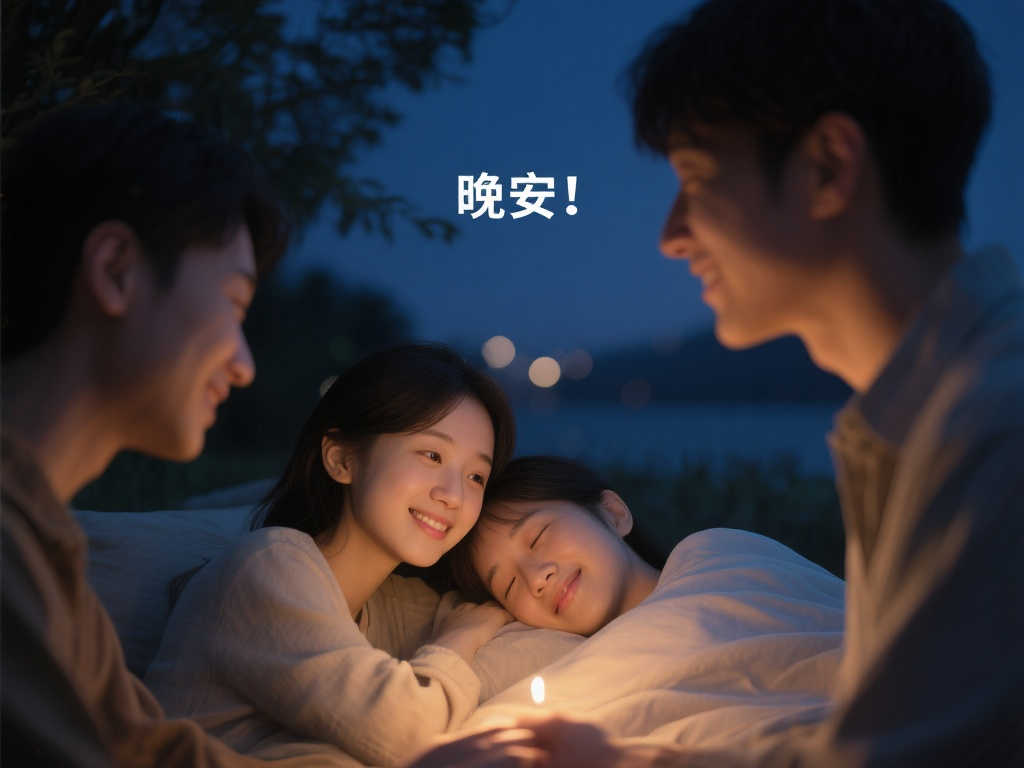 晚安~ 一天的美好画上圆满句号，愿大家梦境甜美